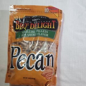 BBQr's Delight Pecan Flavor Cooking Pellets Smoking 1 lb Bag All Natural